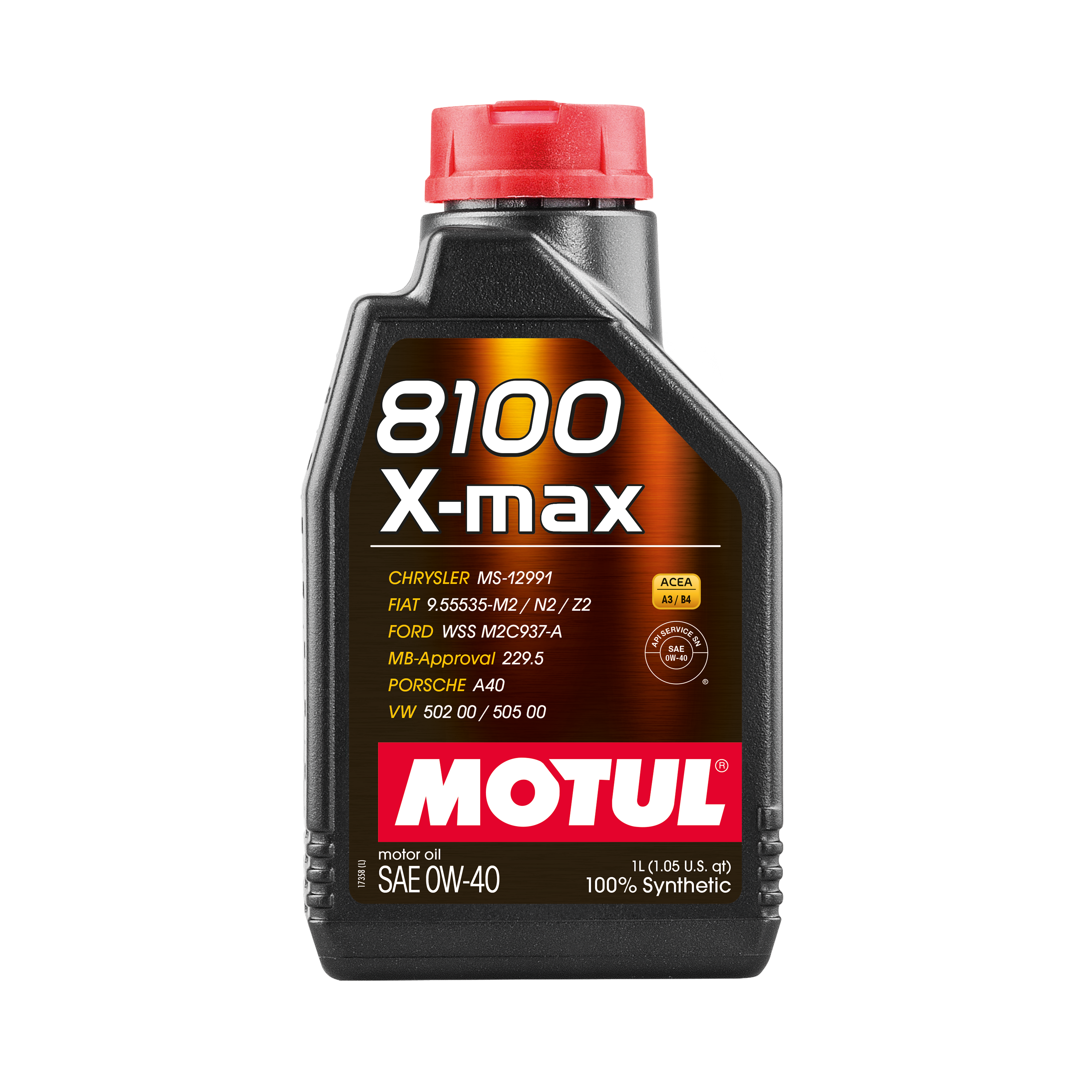 Motul 8100 X-MAX 0W-40, 1 liter