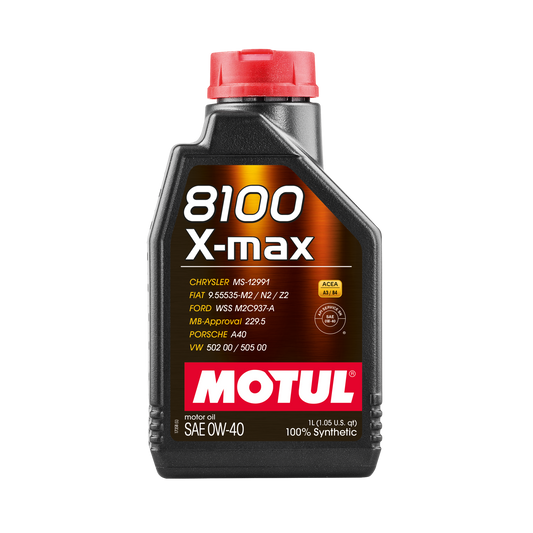 Motul 8100 X-MAX 0W-40, 1 liter