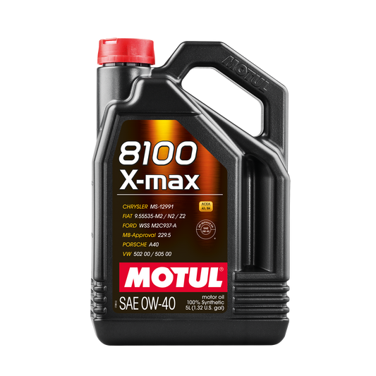 Motul 8100 X-MAX 0W-40, 5 liter