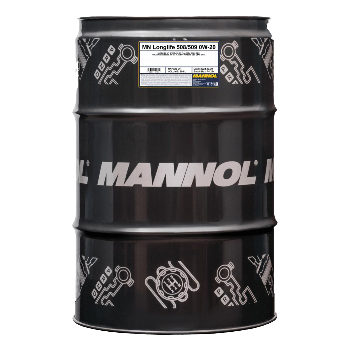 Motorolja Mannol Longlife 508/509 0W-20, 208 Liter
