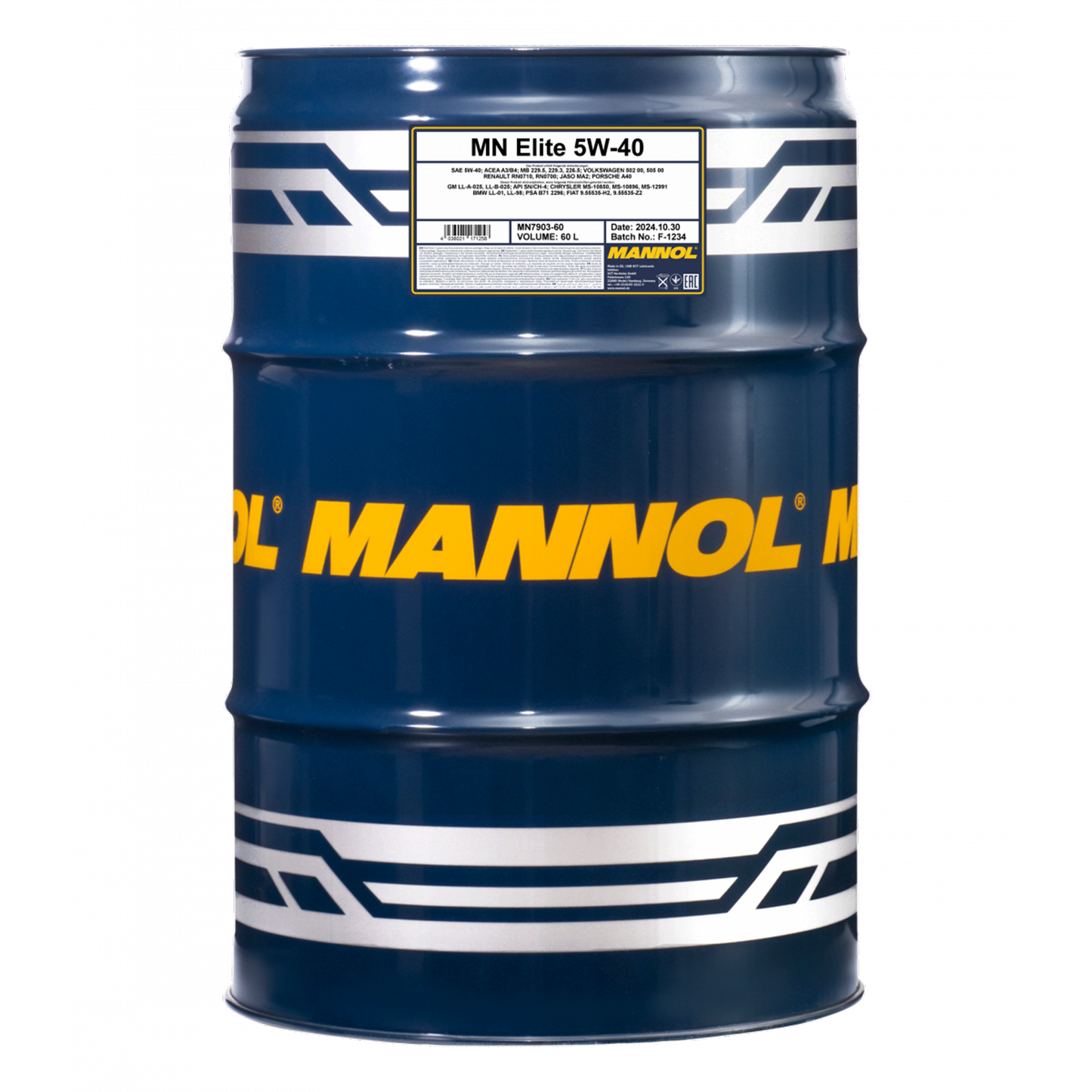 Motorolja Mannol MN7903 Elite 5W-40, API SN/CH-4 ACEA A3 B4, 208 liter