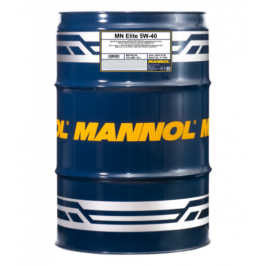 Motorolja Mannol MN7903 Elite 5W-40, API SN/CH-4 ACEA A3 B4, 208 liter