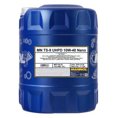Motorolja Mannol TS-9 UHPD Nano 10W-40, 20 Liter