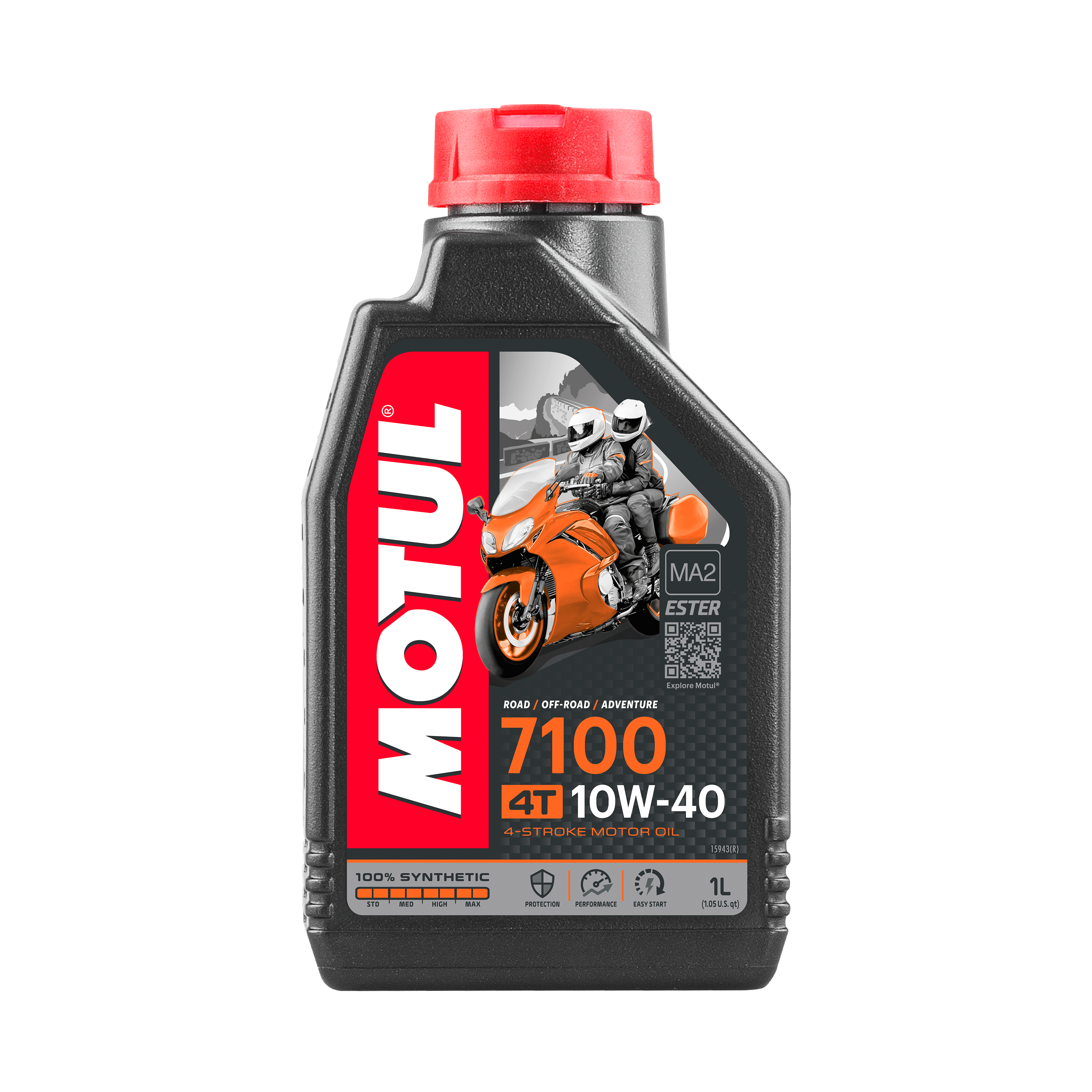 Motul 7100 4T 10W-40, 1 liter