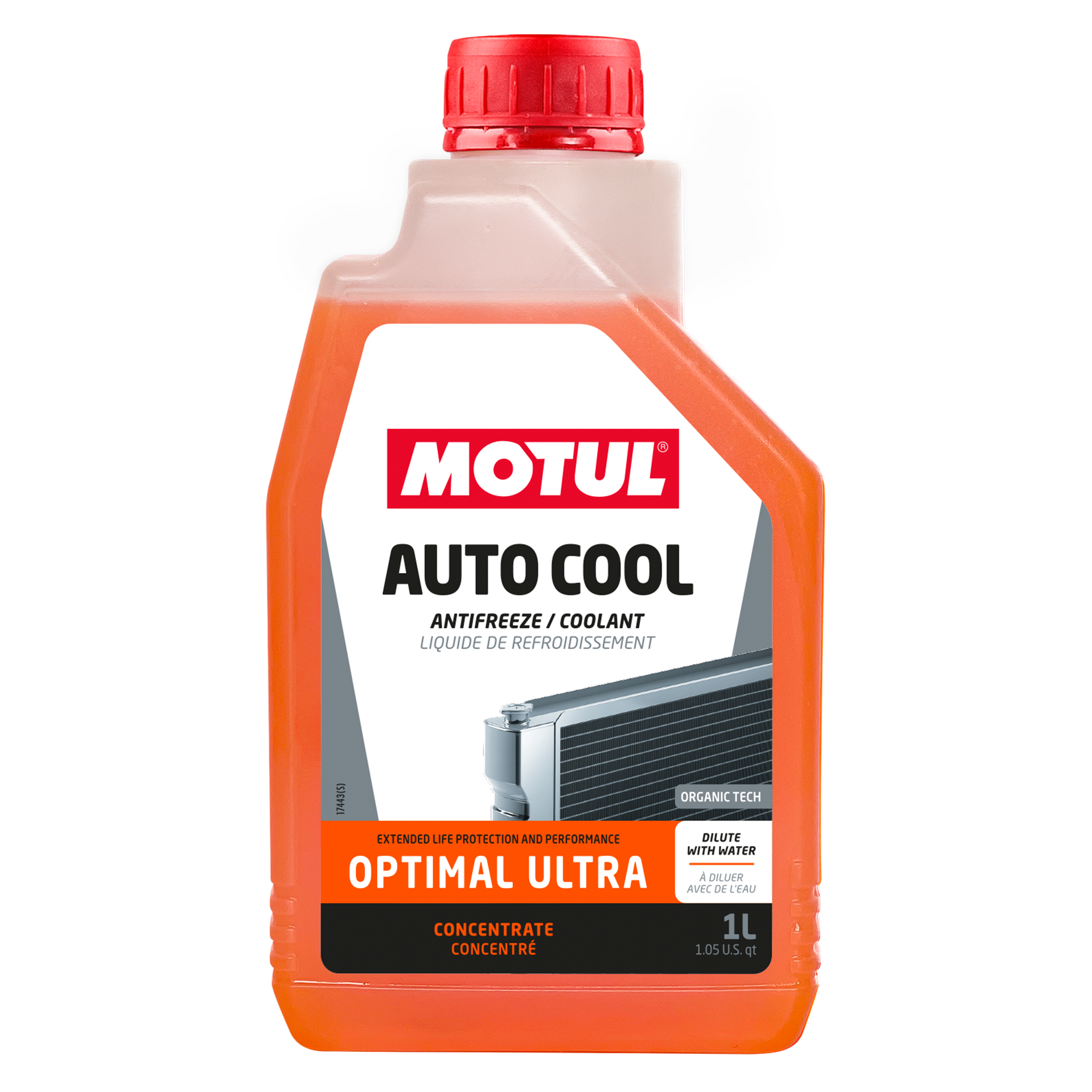 Motul AUTO COOL OPTIMAL ULTRA, 1 liter