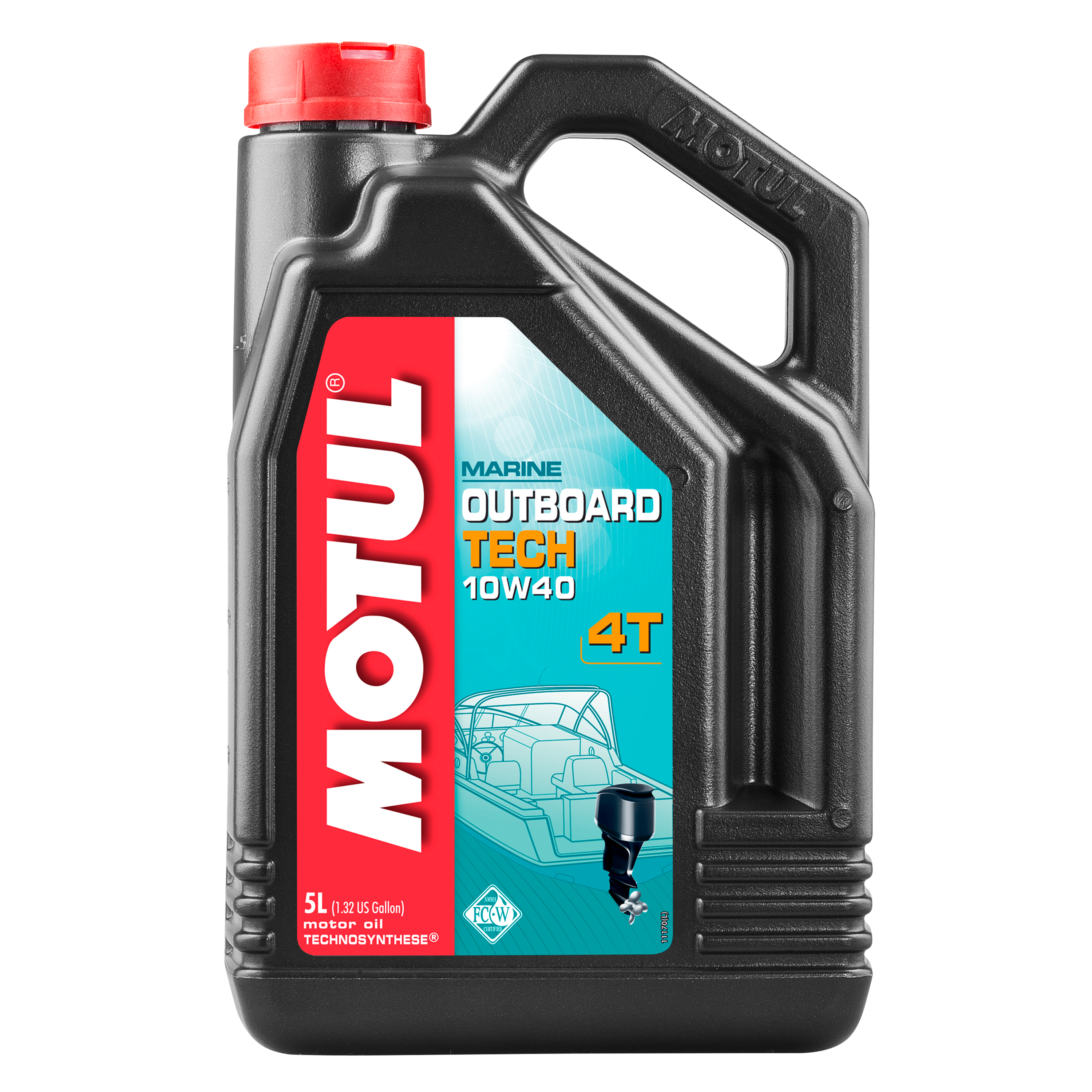 Motul OUTBOARD TECH 4T 10W-40, 5 liter