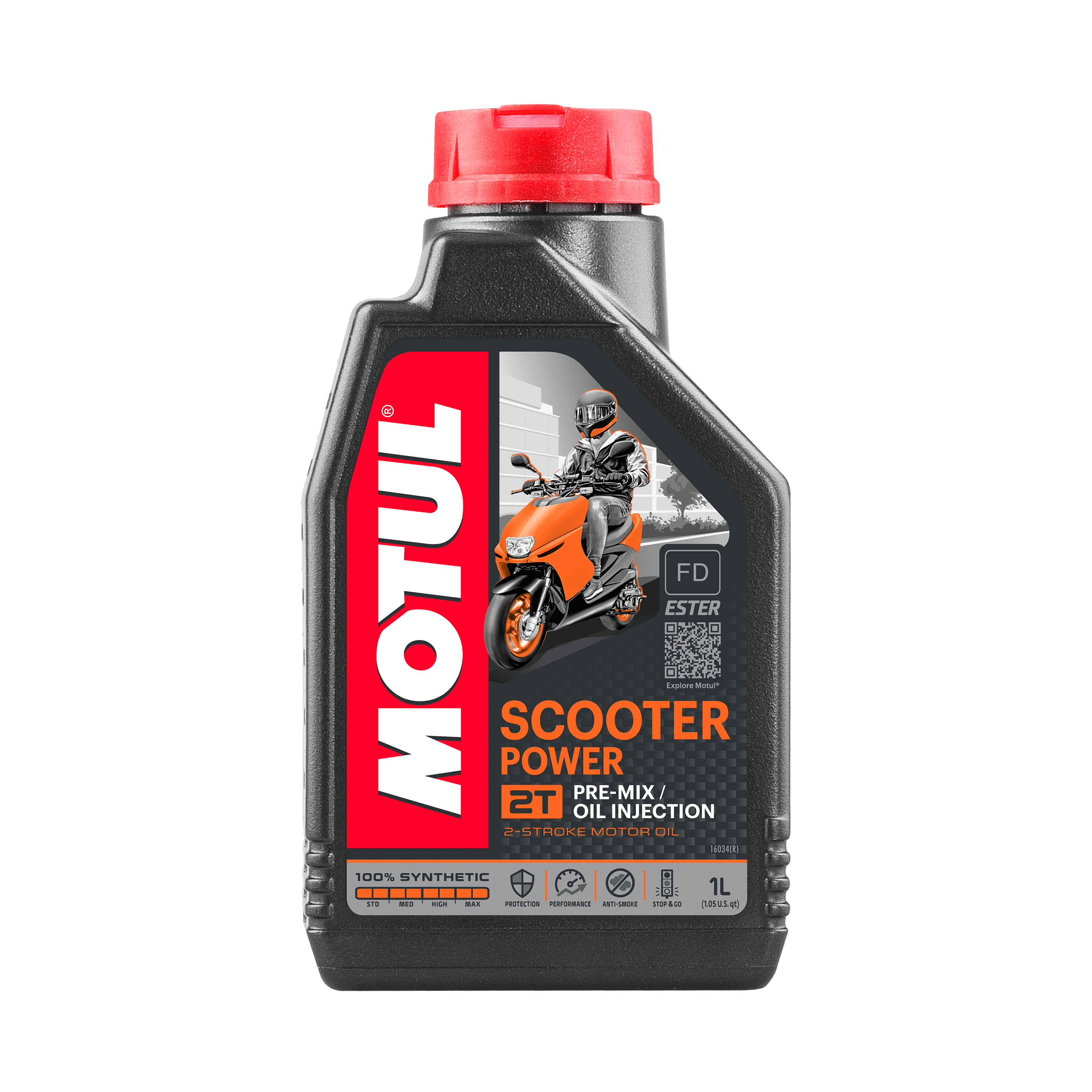 Motul Scooter Power 2T, 1 liter