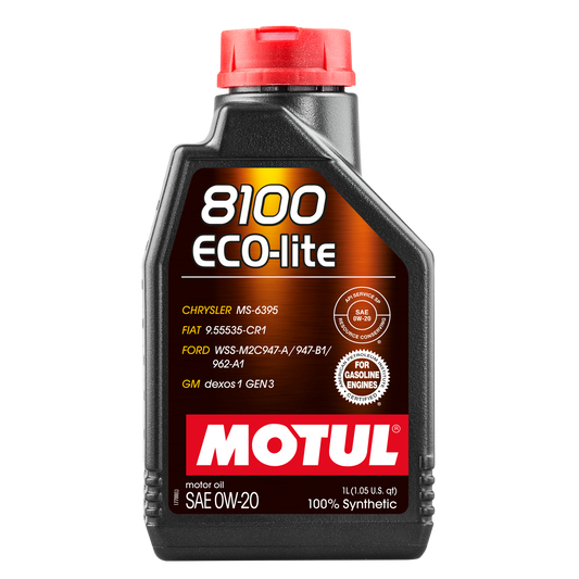 Motul 8100 ECO-LITE 0W-20, 1 liter