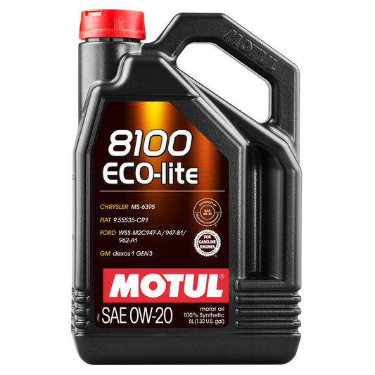 Motul 8100 ECO-LITE 0W-20, 5 liter