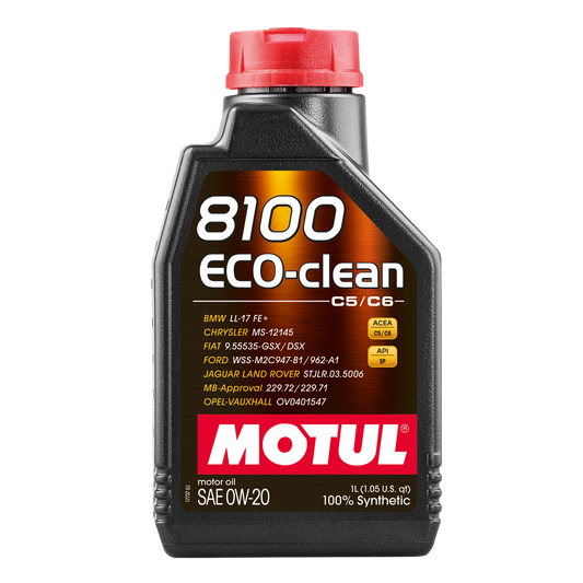 Motul 8100 ECO-CLEAN 0W-20, 1 liter