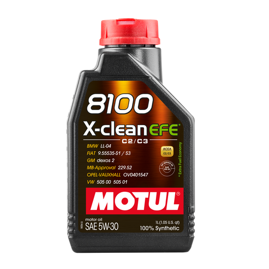 Motul 8100 X-CLEAN EFE 5W-30, 1 liter