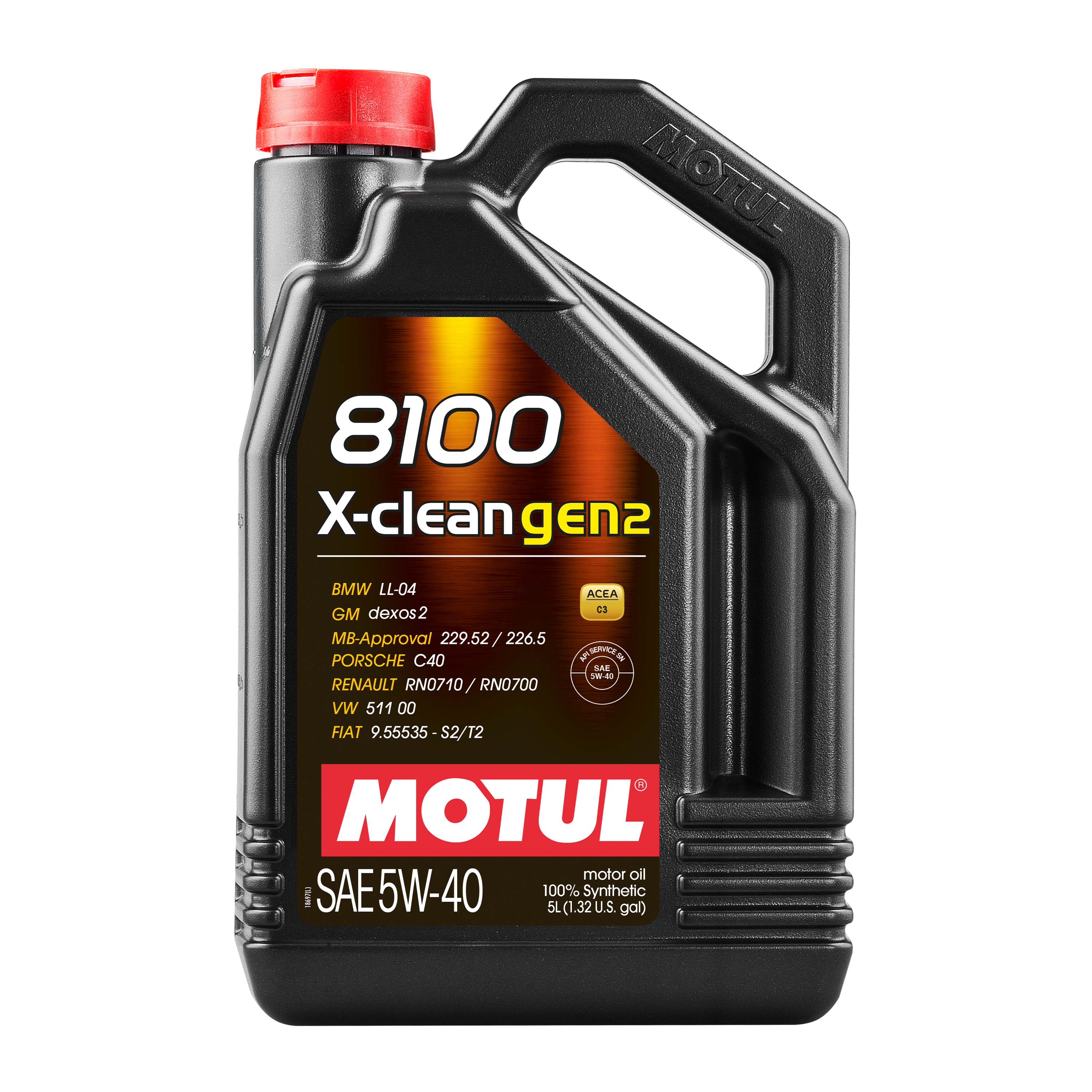 Motul 8100 X-CLEAN GEN2 5W-40, 5 liter