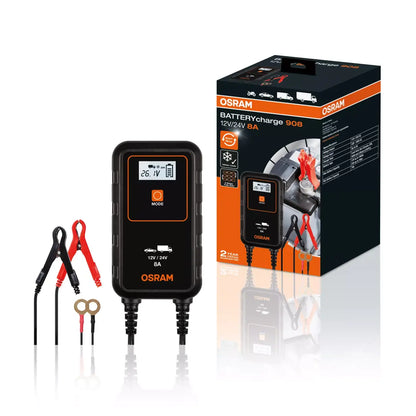 Smart batteriladdare OSRAM BATTERYcharge 908 12/24V 8A