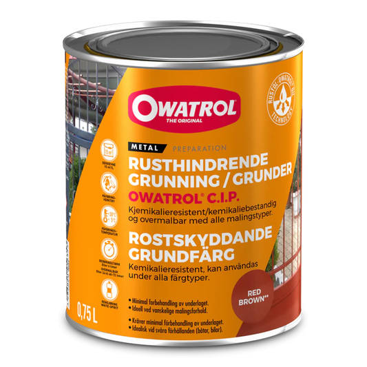 Rostförebyggande primer Owatrol C.I.P, 0,75 liter