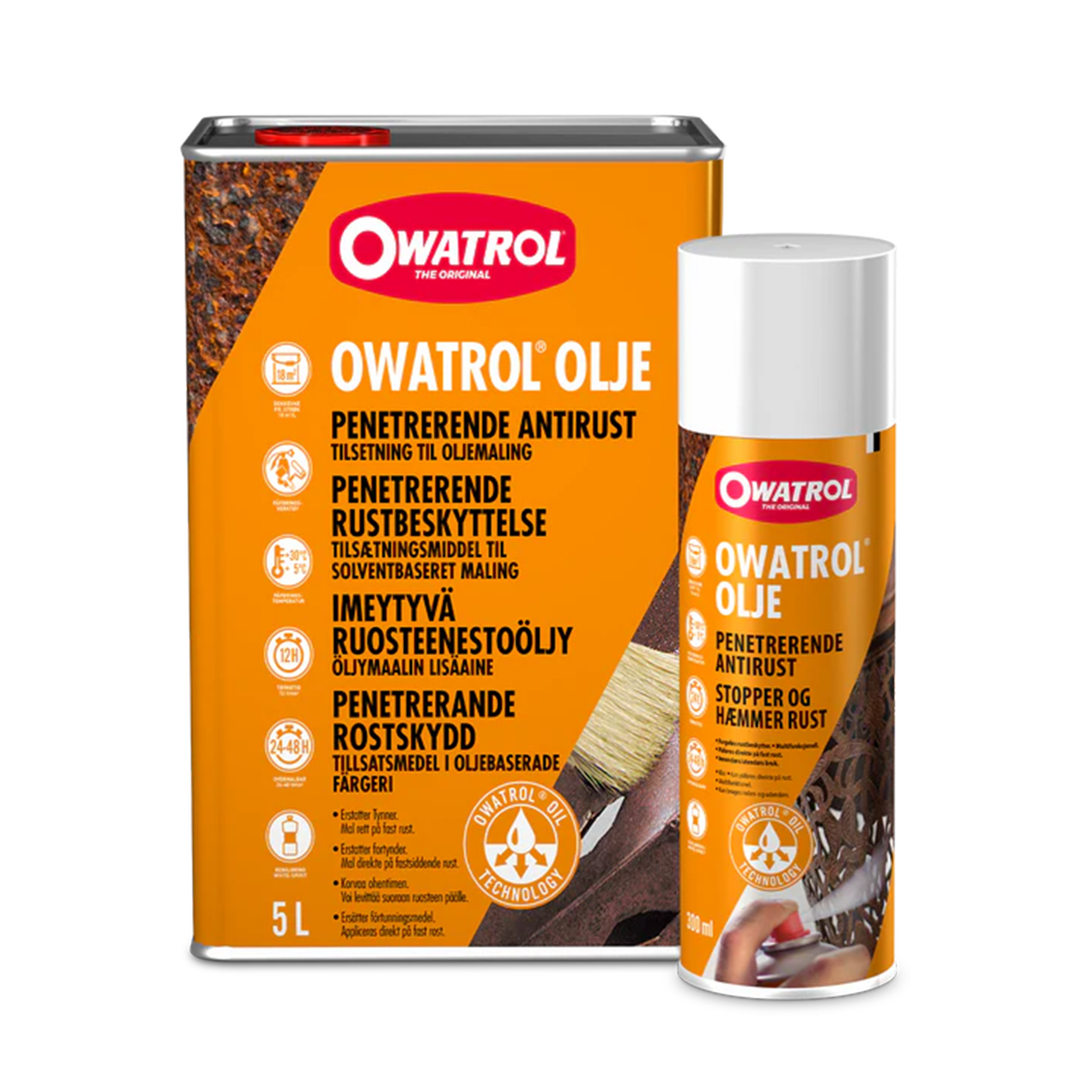 Rostskydd och Primer Owatrol Olja, 300 ml