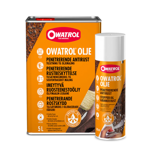 Rostskydd och Primer Owatrol Olja, 5 liter