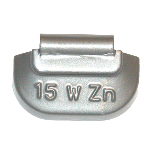 PV-Vikt 15gr ZINK, 100 st
