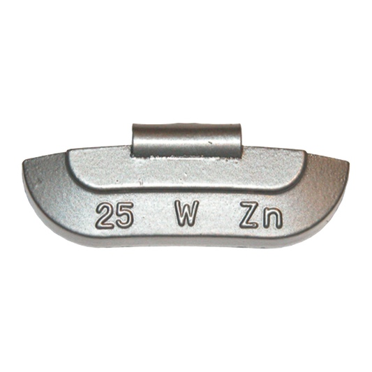 PV-Vikt 25gr Zink, 100 st