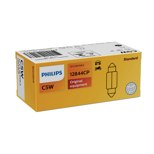 Glödlampa Skyltbelysning Philips C5W 12V 5W SV8,5