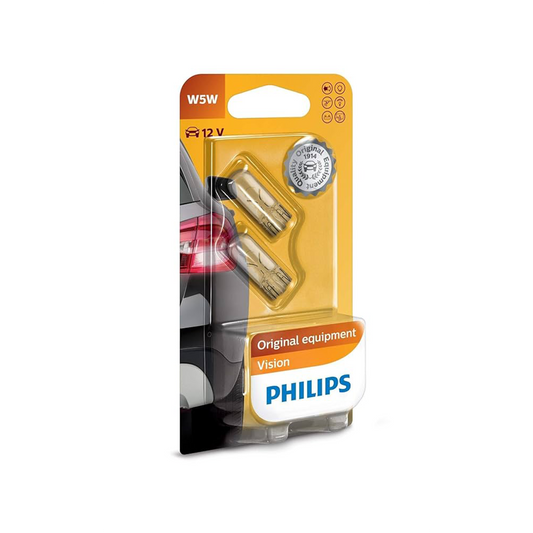 Broms / Bakljus Lampor Philips Vision P21/4W, 12V 4W BAZ15d, 2-pack