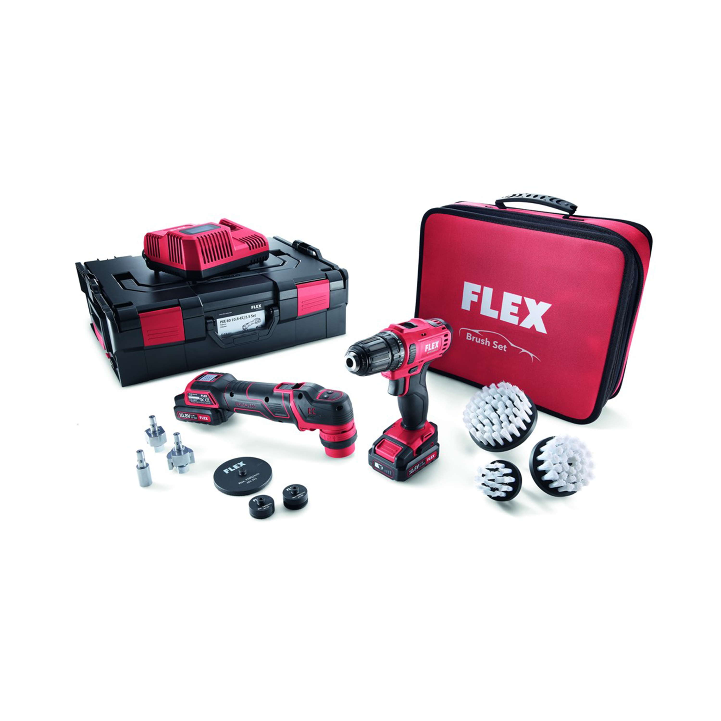 Polermaskin Kit Flex PXE80+DD2G10.8-EC