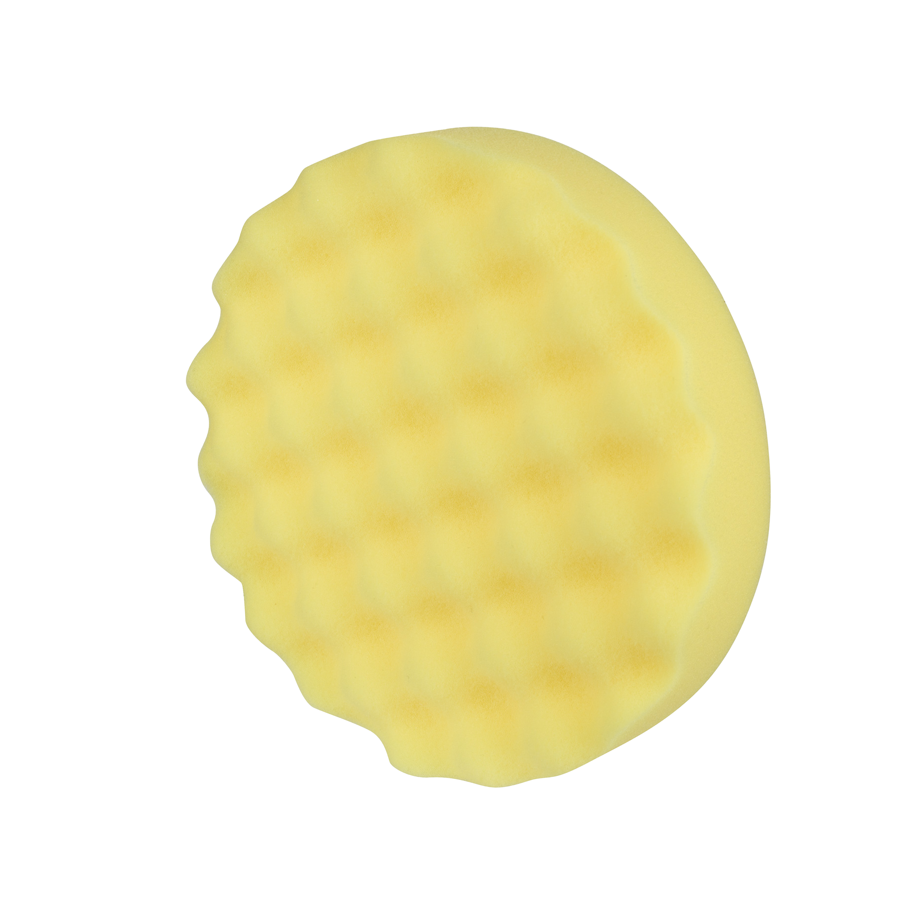 Polerrondell 3M Gul Våfflad, 150 mm