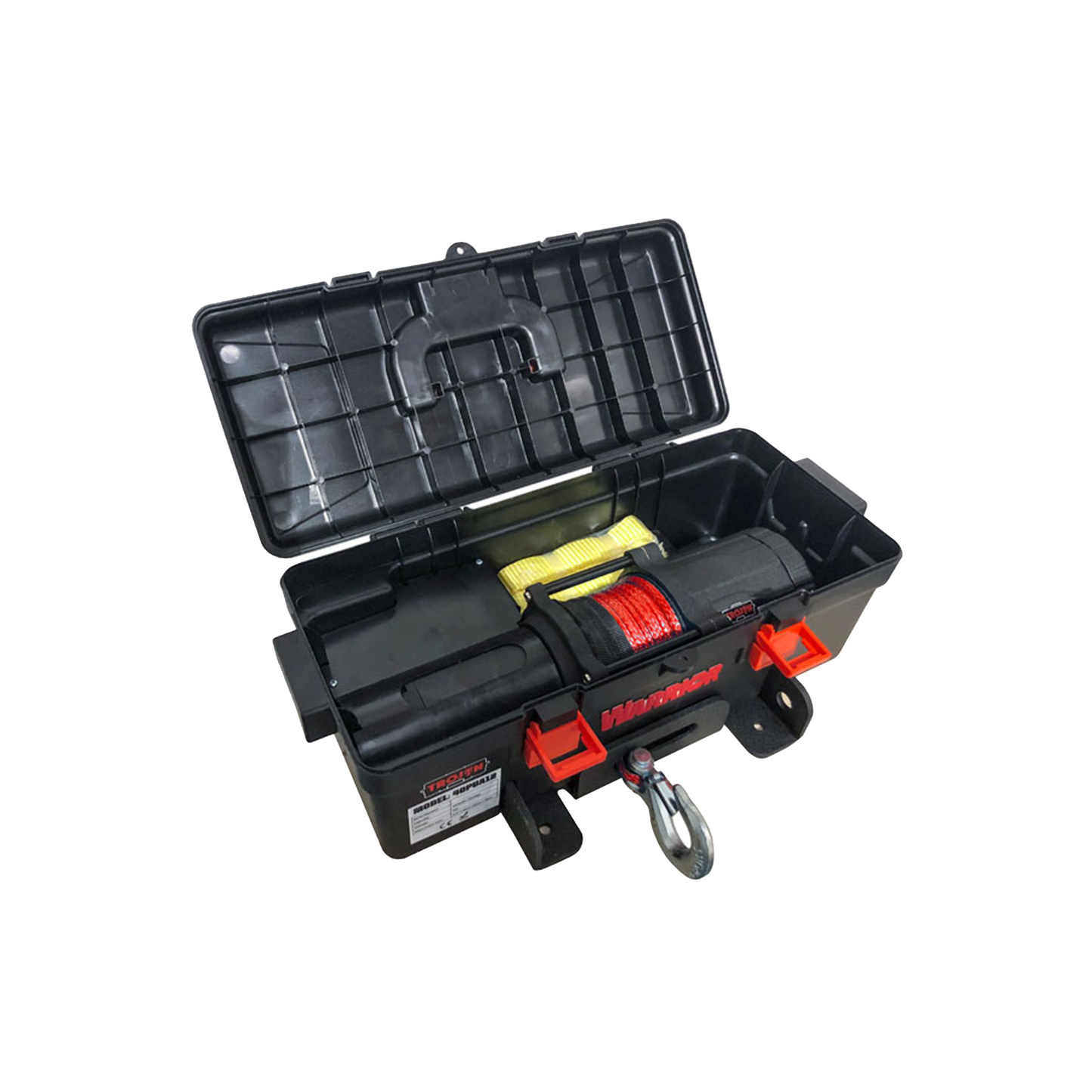 Portabel Vinsch BPE Warrior Winch Trojan Syntet 12V, 1814 kg