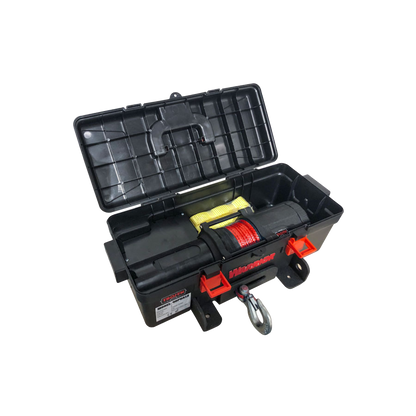 Portabel Vinsch BPE Warrior Winch Trojan Syntet 12V, 1814 kg