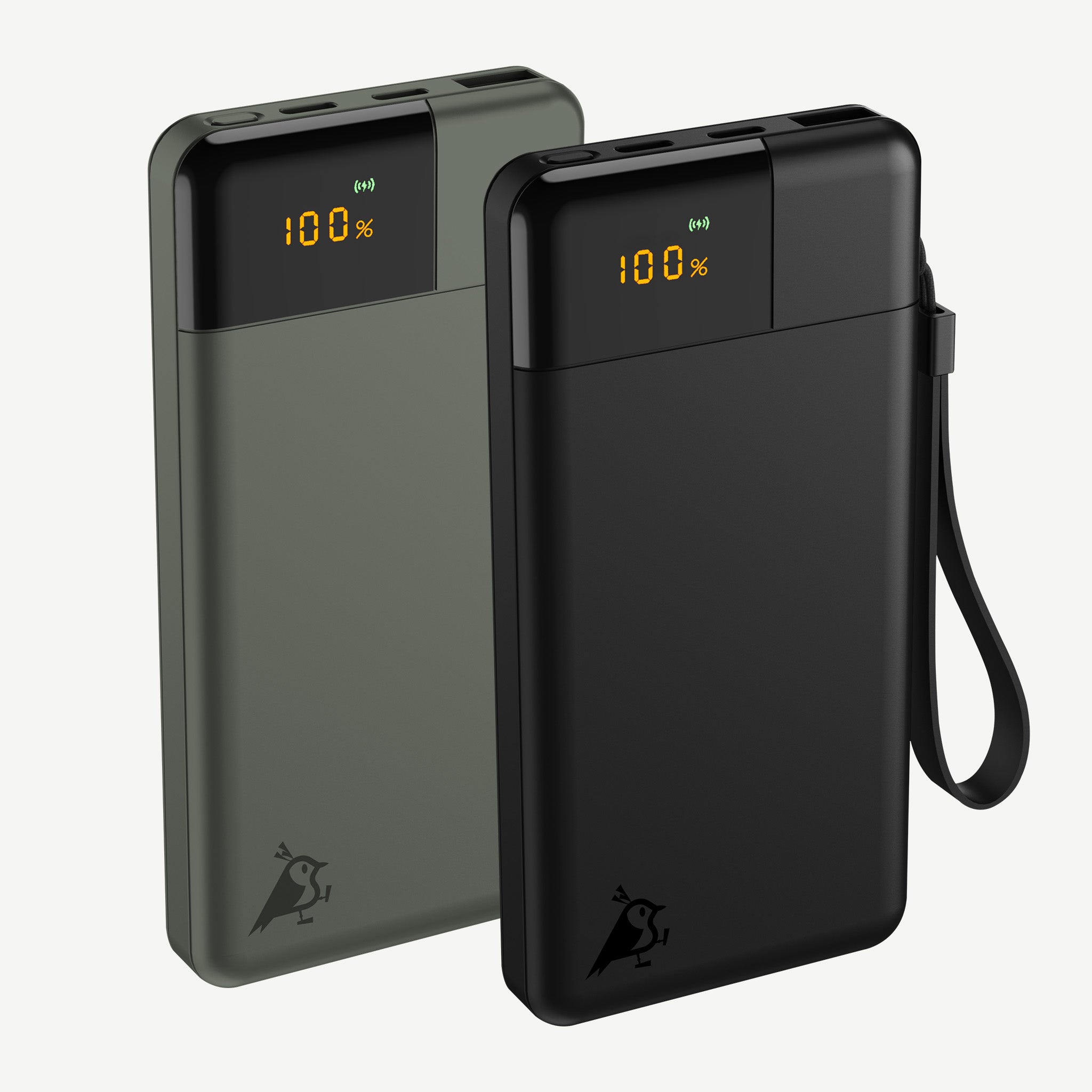 Aqiila Powerbird B10B powerbank 10 000 mAh 20W svart