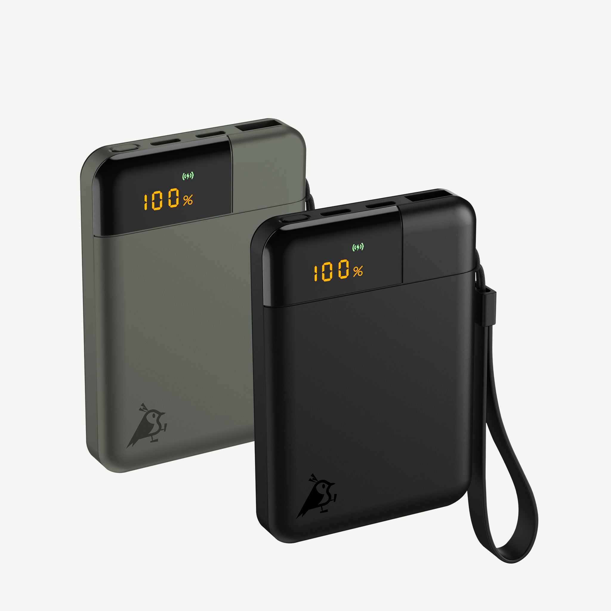 Aqiila Powerbird B5M powerbank 5 000 mAh 12W mossgrön