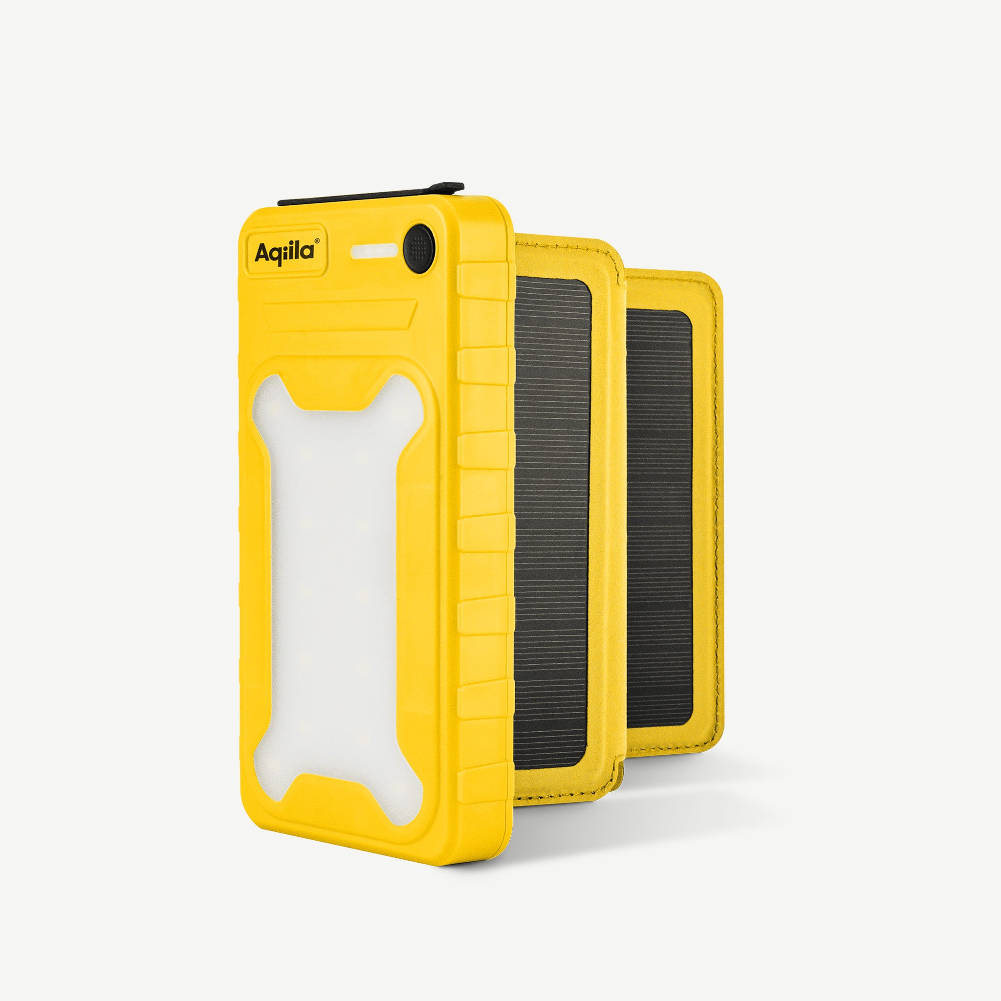 Aqiila Powerbird BS10 solcellspowerbank 10 000 mAh gul