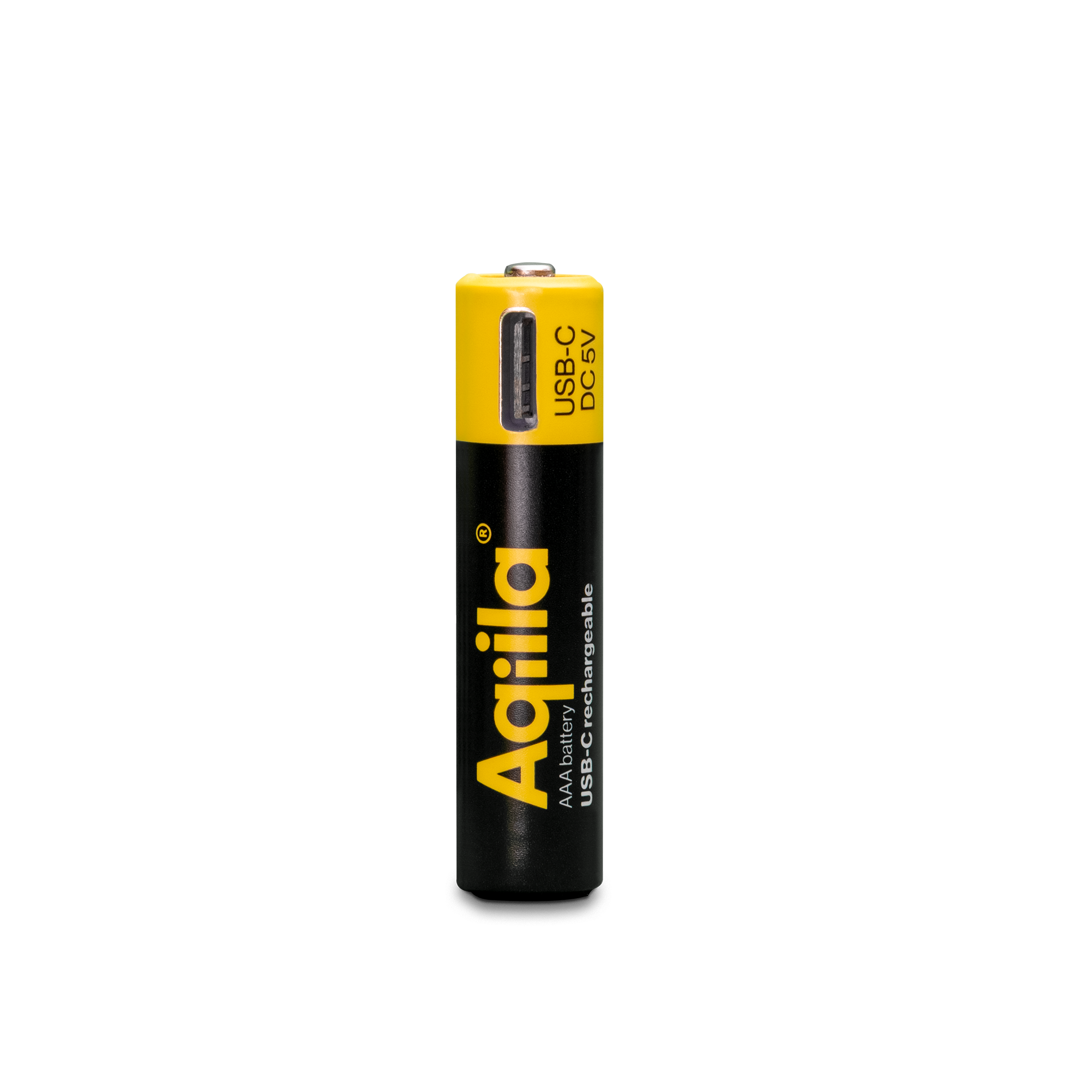 Aqiila Rechargeable USB-C Batteries AAA 600mAh 4-P