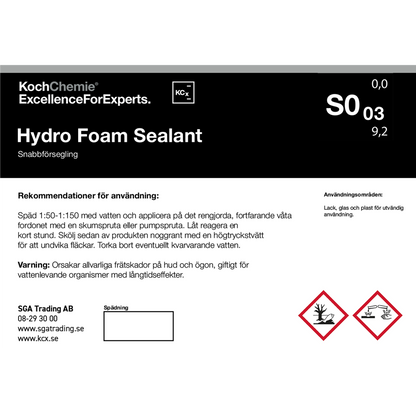 Koch-Chemie Etikett för Tomflaska