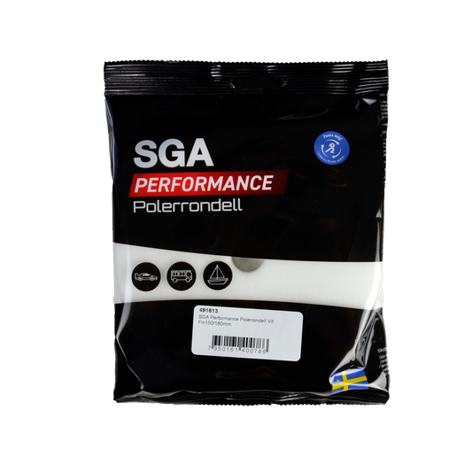 SGA Performance Polerrondell Vit Fin 150/180 mm