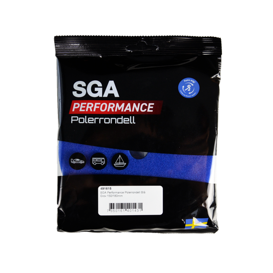 SGA Performance Polerrondell Blå Grov 150/180 mm