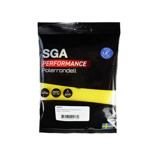 SGA Performance Polerrondell Gul Medium 130/150 mm
