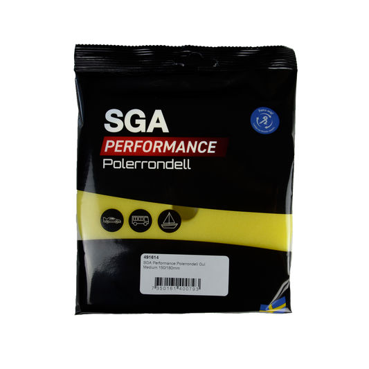 SGA Performance Polerrondell Gul Medium 150/180 mm