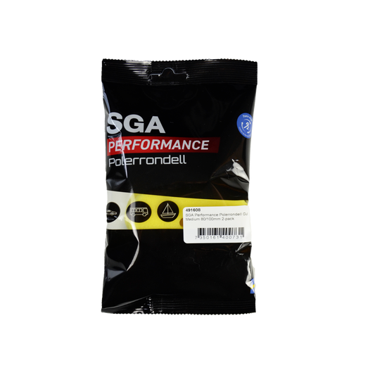 SGA Performance Polerrondell Gul Medium 80/100 mm 2-pack