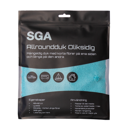 Allround Mikrofiberduk SGA Allroundduk Oliksidig framsida
