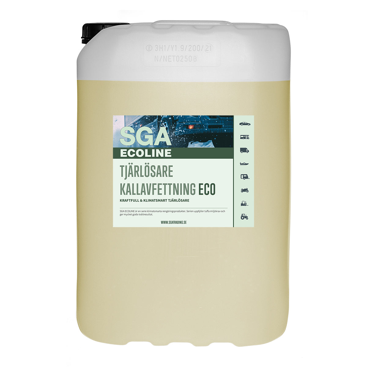 Kemikaliesvepet_Kallavfettning_SGA_ECOLINE_Tjarlösare_Kallavfettning_25L