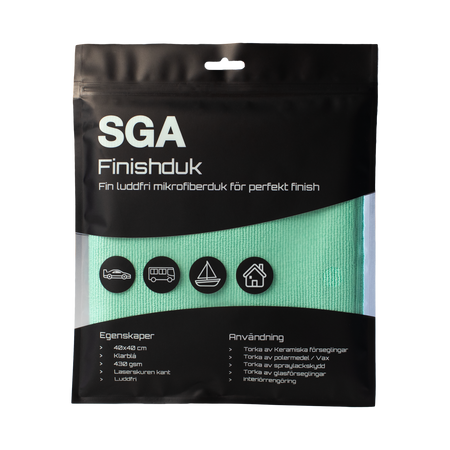 Mikrofiberduk SGA Finishduk framsida
