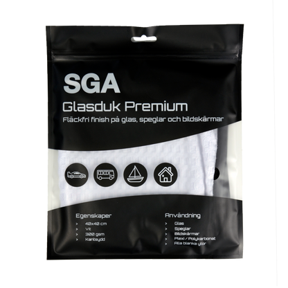 Glastorkduk SGA Glasduk Premium, 40x40 cm