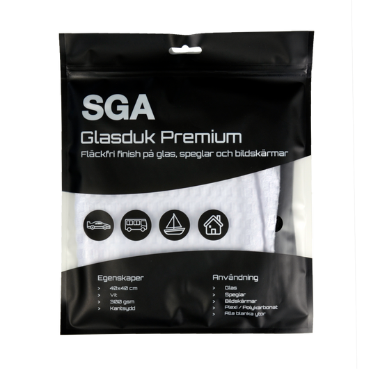 Glastorkduk SGA Glasduk Premium, 40x40cm