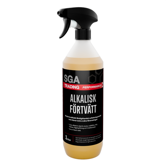 Alkalisk avfettning SGA PERFORMANCE Alkalisk förtvätt, 1 liter