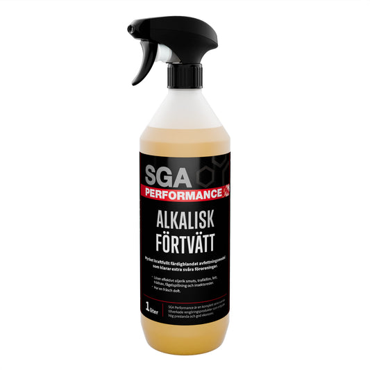 Alkalisk avfettning SGA PERFORMANCE Alkalisk förtvätt 1 Liter