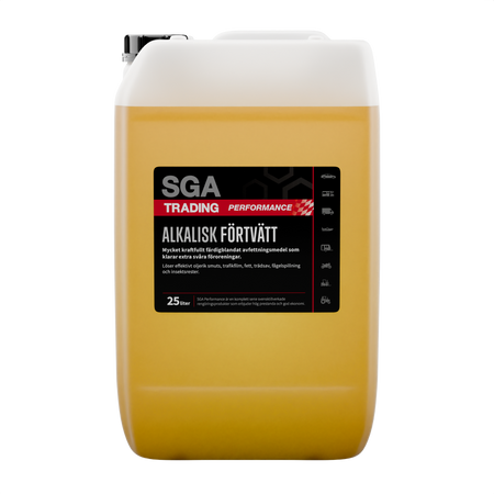 Alkalisk avfettning SGA PERFORMANCE Alkalisk förtvätt, 25 liter