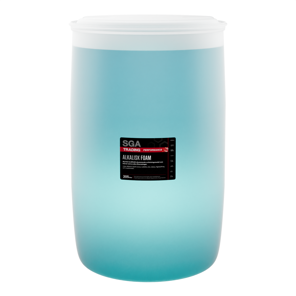 Alkalisk skumavfettning SGA PERFORMANCE Alkalisk foam, 205 liter