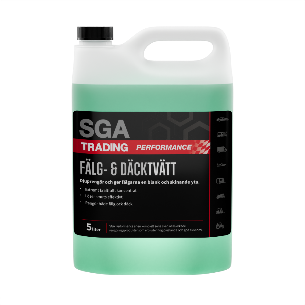 Fälgtvätt SGA PERFORMANCE Fälg & däcktvätt 5 Liter