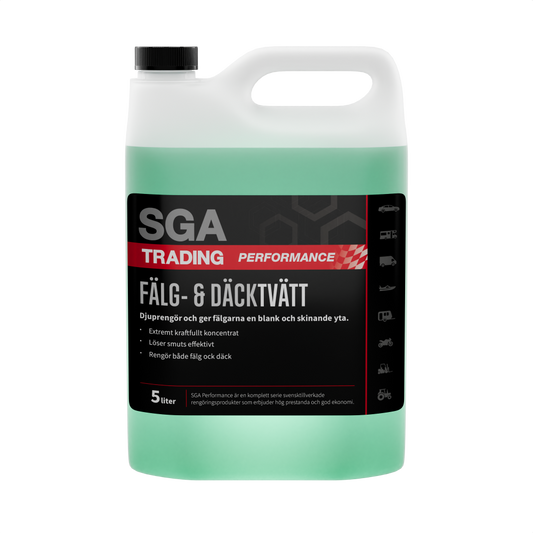Fälgtvätt SGA PERFORMANCE Fälg & däcktvätt 5 Liter