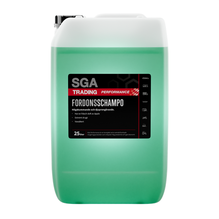 Bilschampo SGA PERFORMANCE Fordonsschampo, 25 liter